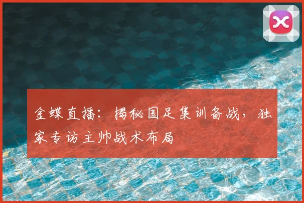 金蝶直播：揭秘国足集训备战，独家专访主帅战术布局