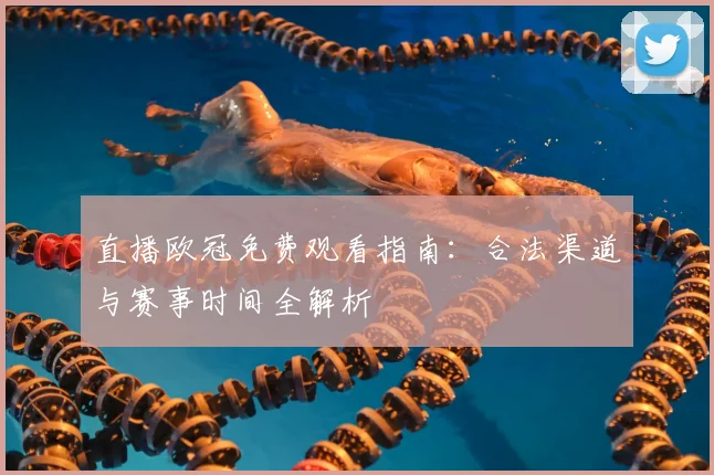 直播欧冠免费观看指南：合法渠道与赛事时间全解析